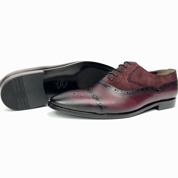 Burgundy Dress Shoe - Leather Sole